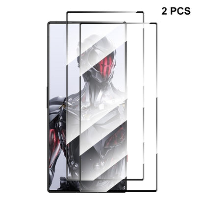 For ZTE Nubia Red Magic 8 Pro / 8 Pro+ 2pcs ENKAY Hat-Prince Full Glue 0.26mm 9H 2.5D Tempered Glass Full Film by ENKAY