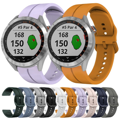 For Garmin Approach S40 20mm Loop Silicone Watch Band(White) by bashfashion