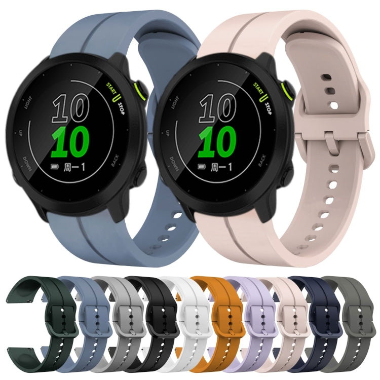 For Garmin Forerunner 158 20mm Loop Silicone Watch Band(White) by bashfashion