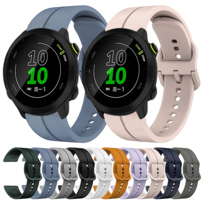 For Garmin Forerunner 158 20mm Loop Silicone Watch Band(White) by bashfashion