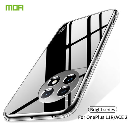 For OnePlus 11R / Ace 2 MOFI Ming Series Ultra-thin TPU Phone Case(Transparent) by MOFI