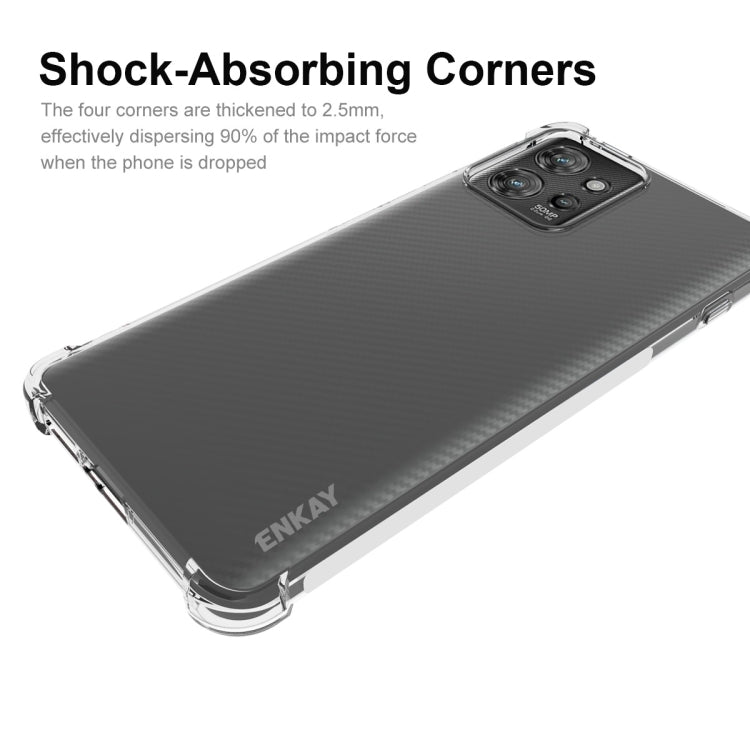 For Motorola ThinkPhone 5G ENKAY Hat-Prince Clear TPU Shockproof Phone Case by ENKAY