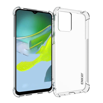 For Motorola Moto E13 4G ENKAY Hat-Prince Clear TPU Shockproof Phone Case by ENKAY