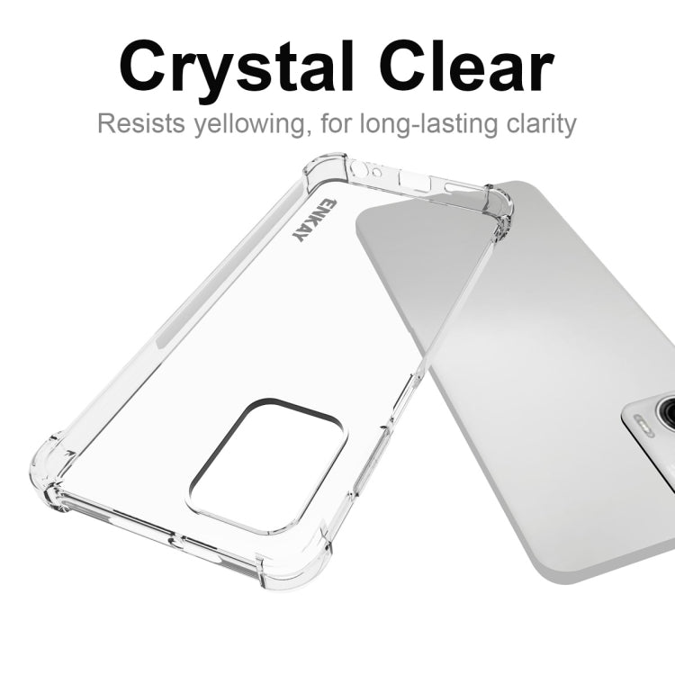 For Motorola Moto G73 5G ENKAY Hat-Prince Clear TPU Shockproof Case Soft Anti-slip Cover by ENKAY