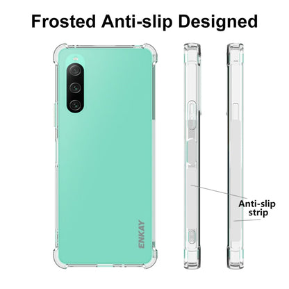 For Sony Xperia 10 V ENKAY Hat-Prince Clear TPU Shockproof Phone Case by ENKAY