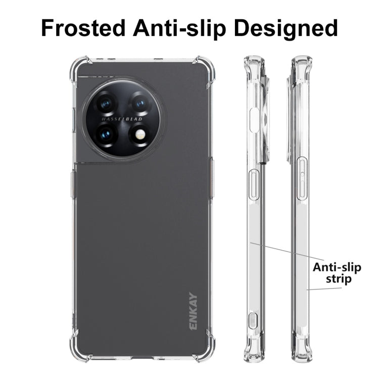 For OnePlus 11R 5G Global ENKAY Hat-Prince Clear TPU Shockproof Phone Case by ENKAY