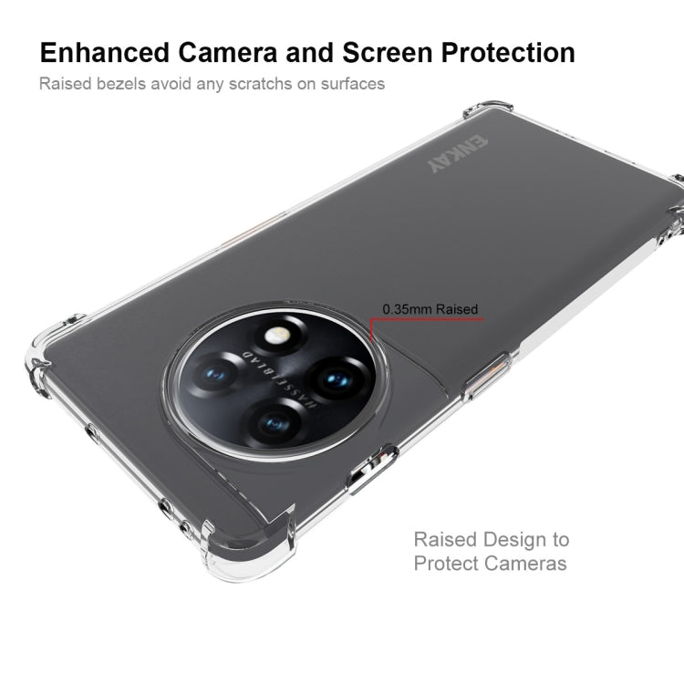 For OnePlus 11R 5G Global ENKAY Hat-Prince Clear TPU Shockproof Phone Case by ENKAY