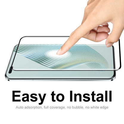 1pc For Honor Magic5 Pro ENKAY 0.26mm 3D Hot Bending Tempered Glass Full Film with Lens Film by ENKAY