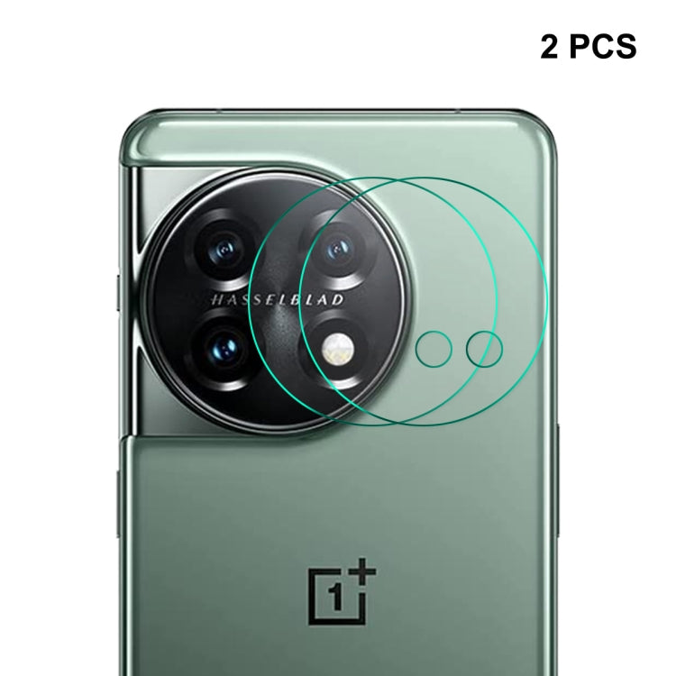 2pcs For OnePlus 11 ENKAY Hat-Prince 9H Rear Camera Lens Tempered Glass Film by ENKAY