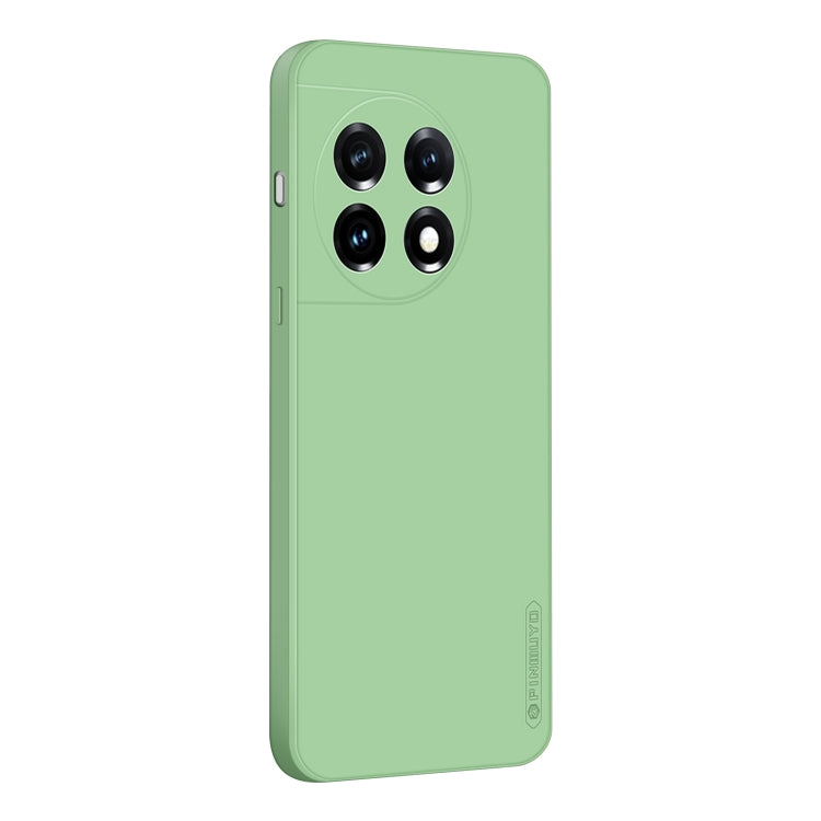 For OnePlus 11 PINWUYO Sense Series Liquid Silicone TPU Phone Case(Green) by PINWUYO