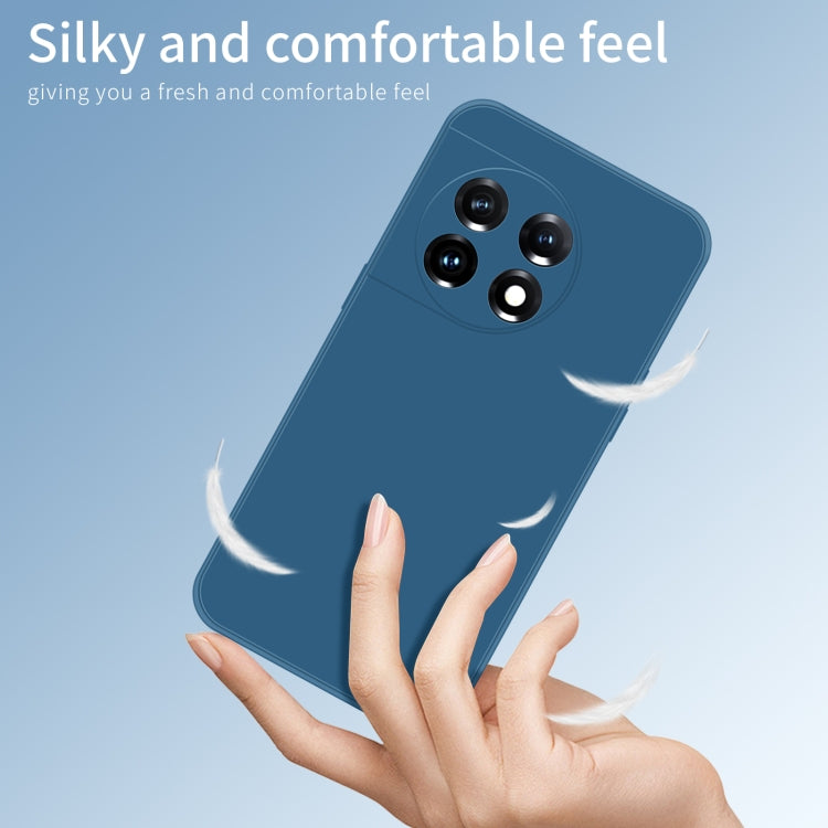 For OnePlus 11 PINWUYO Sense Series Liquid Silicone TPU Phone Case(Blue) by PINWUYO