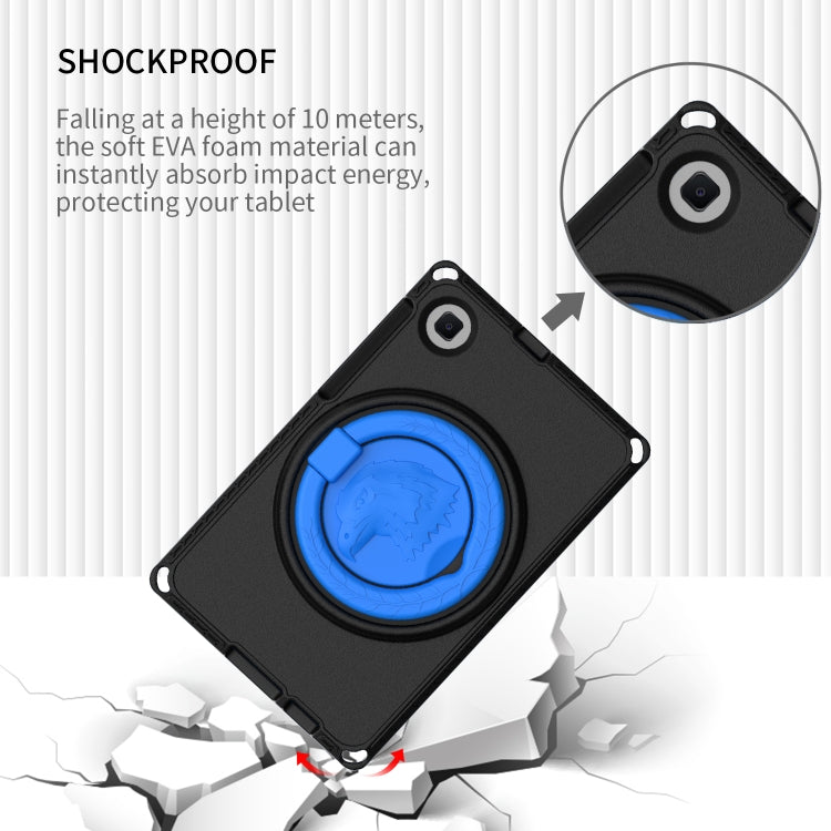 For Samsung Galaxy Tab A7 Lite T220/T225 2020 EVA Hybrid PC Shockproof Tablet Case with Frame(Black) by bashfashion