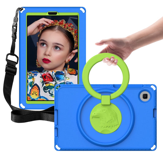 For Samsung Galaxy Tab A7 Lite T220/T225 2020 EVA Hybrid PC Shockproof Tablet Case with Frame(Blue) by bashfashion