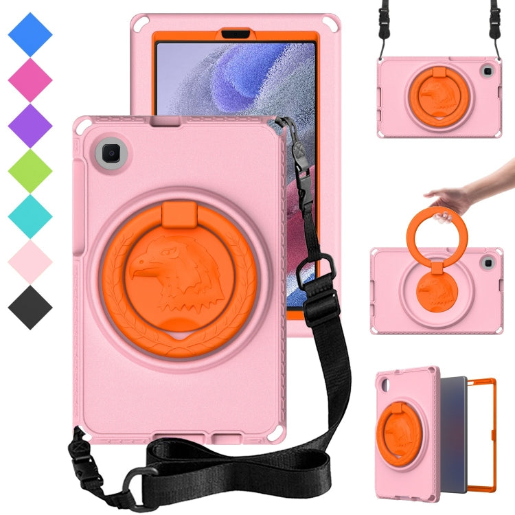 For Samsung Galaxy Tab A7 Lite T220/T225 2020 EVA Hybrid PC Shockproof Tablet Case with Frame(Pink) by bashfashion