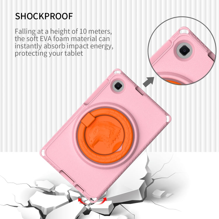 For Samsung Galaxy Tab A7 Lite T220/T225 2020 EVA Hybrid PC Shockproof Tablet Case with Frame(Pink) by bashfashion