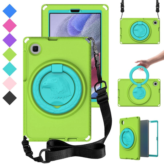 For Samsung Galaxy Tab A7 Lite T220/T225 2020 EVA Hybrid PC Shockproof Tablet Case with Frame(Grass Green) by bashfashion