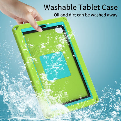 For Samsung Galaxy Tab A7 Lite T220/T225 2020 EVA Hybrid PC Shockproof Tablet Case with Frame(Grass Green) by bashfashion