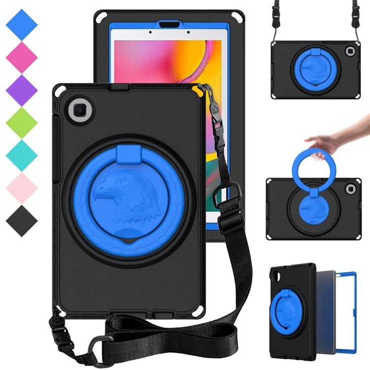 For Samsung Galaxy Tab A 8.0 T290/T295 2019 EVA Hybrid PC Shockproof Tablet Case with Frame(Black) by bashfashion