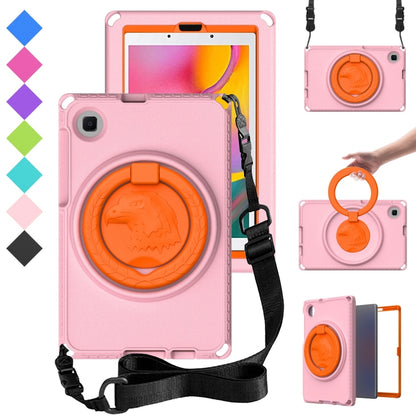 For Samsung Galaxy Tab A 8.0 T290/T295 2019 EVA Hybrid PC Shockproof Tablet Case with Frame(Pink) by bashfashion