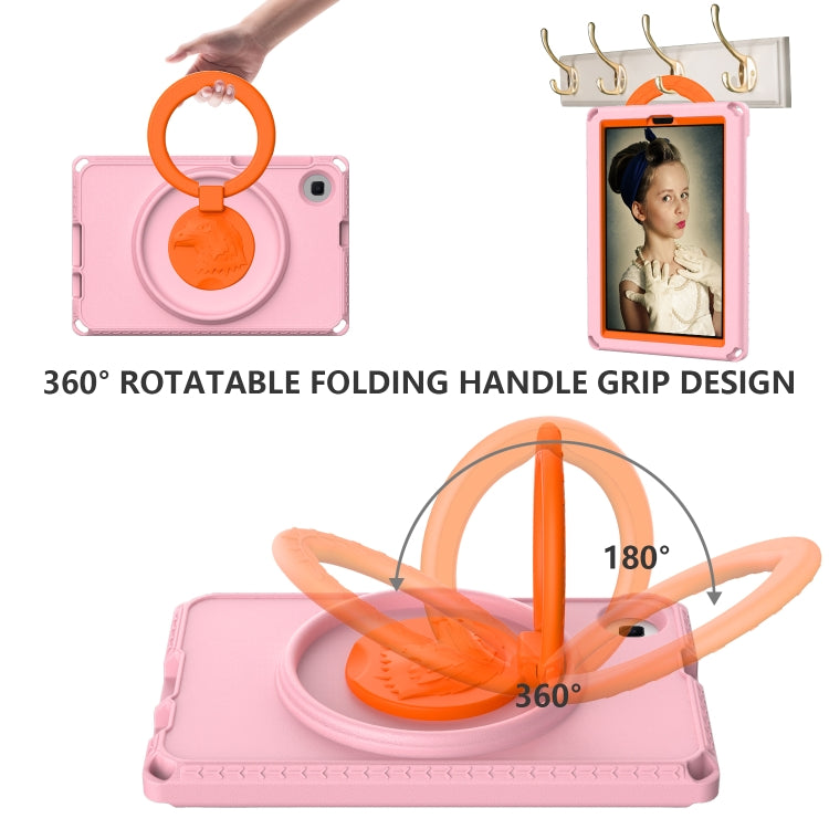 For Samsung Galaxy Tab A 8.0 T290/T295 2019 EVA Hybrid PC Shockproof Tablet Case with Frame(Pink) by bashfashion