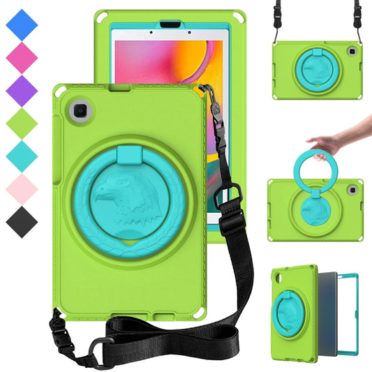 For Samsung Galaxy Tab A 8.0 T290/T295 2019 EVA Hybrid PC Shockproof Tablet Case with Frame(Grass Green) by bashfashion