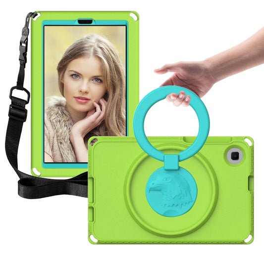 For Samsung Galaxy Tab A 8.0 T290/T295 2019 EVA Hybrid PC Shockproof Tablet Case with Frame(Grass Green) by bashfashion