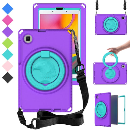 For Samsung Galaxy Tab A 8.0 T290/T295 2019 EVA Hybrid PC Shockproof Tablet Case with Frame(Purple) by bashfashion
