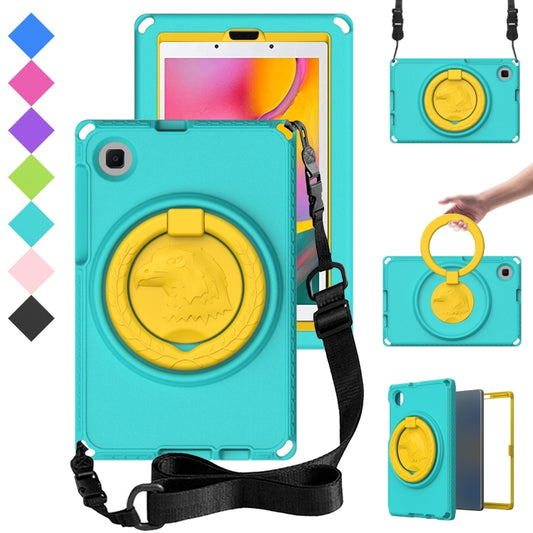 For Samsung Galaxy Tab A 8.0 T290/T295 2019 EVA Hybrid PC Shockproof Tablet Case with Frame(Glacial Green) by bashfashion