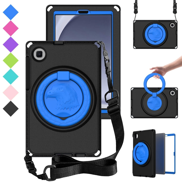 For Samsung Galaxy Tab A11 / A9 EVA Hybrid PC Shockproof Tablet Case with Frame(Black) by bashfashion