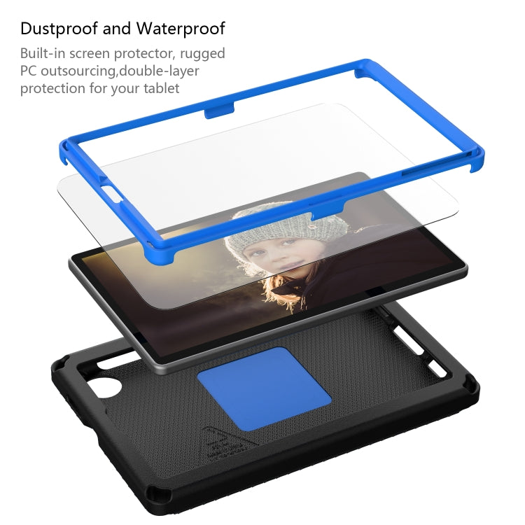 For Samsung Galaxy Tab A11 / A9 EVA Hybrid PC Shockproof Tablet Case with Frame(Black) by bashfashion