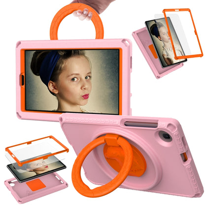 For Samsung Galaxy Tab A11 / A9 EVA Hybrid PC Shockproof Tablet Case with Frame(Pink) by bashfashion