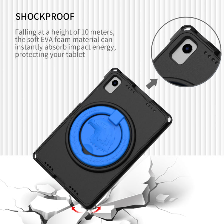 For Samsung Galaxy Tab S6 Lite 2024 EVA Hybrid PC Shockproof Tablet Case with Frame(Black) by bashfashion