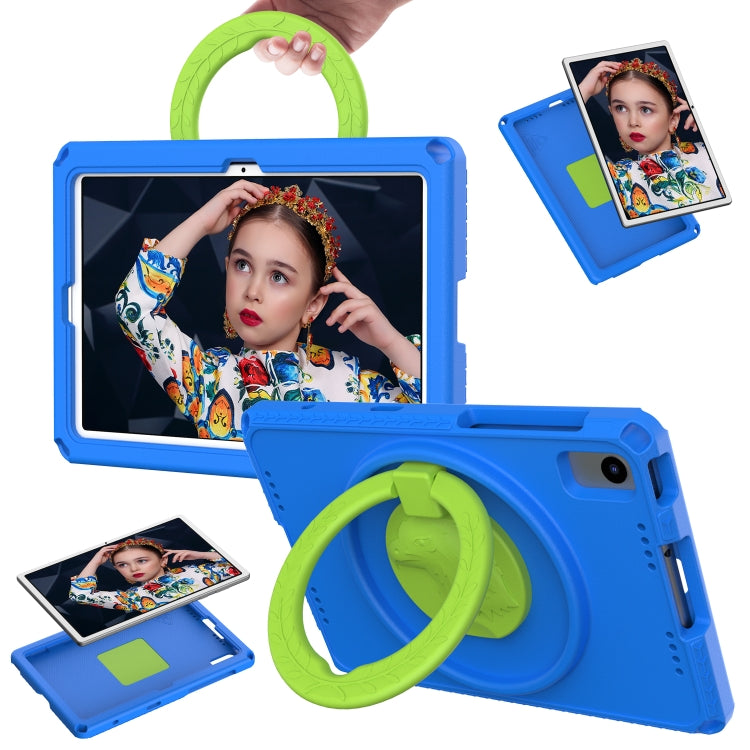 For Samsung Galaxy Tab S6 Lite 2024 EVA Hybrid PC Shockproof Tablet Case with Frame(Blue) by bashfashion