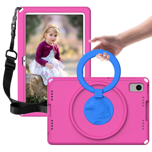 For Samsung Galaxy Tab S6 Lite 2024 EVA Hybrid PC Shockproof Tablet Case with Frame(Rose Red) by bashfashion