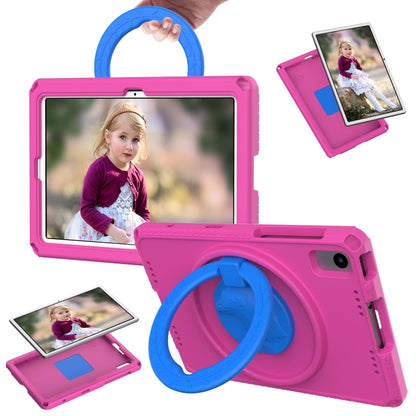 For Samsung Galaxy Tab S6 Lite 2024 EVA Hybrid PC Shockproof Tablet Case with Frame(Rose Red) by bashfashion