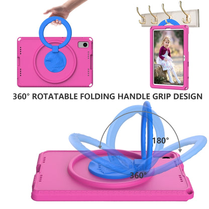 For Samsung Galaxy Tab S6 Lite 2024 EVA Hybrid PC Shockproof Tablet Case with Frame(Rose Red) by bashfashion