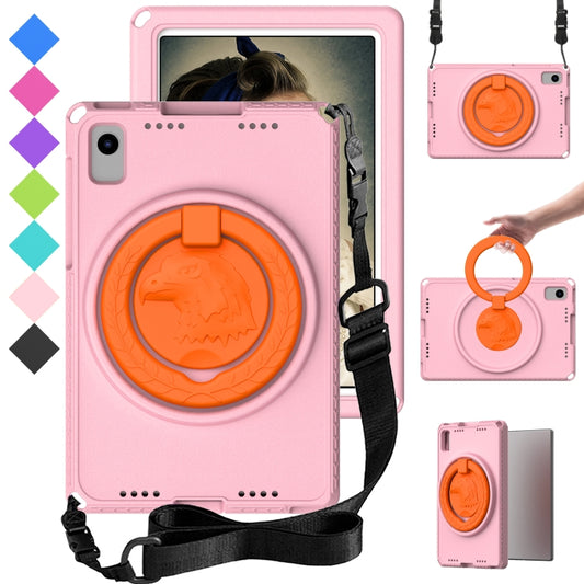 For Samsung Galaxy Tab S6 Lite 2024 EVA Hybrid PC Shockproof Tablet Case with Frame(Pink) by bashfashion