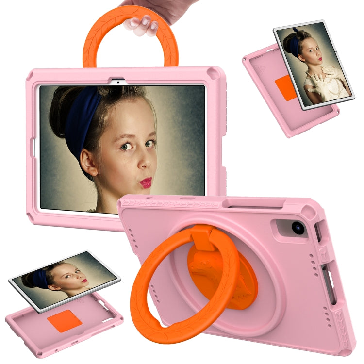 For Samsung Galaxy Tab S6 Lite 2024 EVA Hybrid PC Shockproof Tablet Case with Frame(Pink) by bashfashion