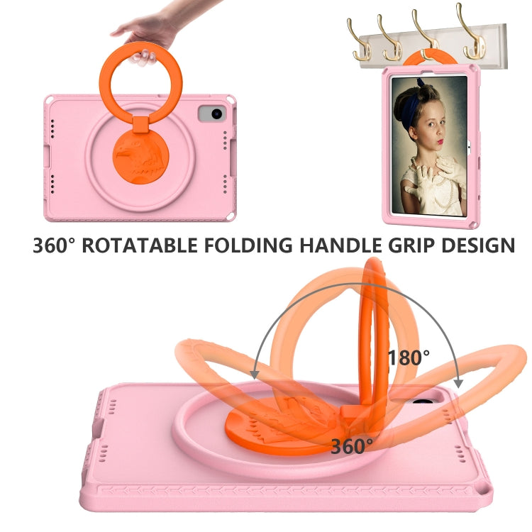 For Samsung Galaxy Tab S6 Lite 2024 EVA Hybrid PC Shockproof Tablet Case with Frame(Pink) by bashfashion