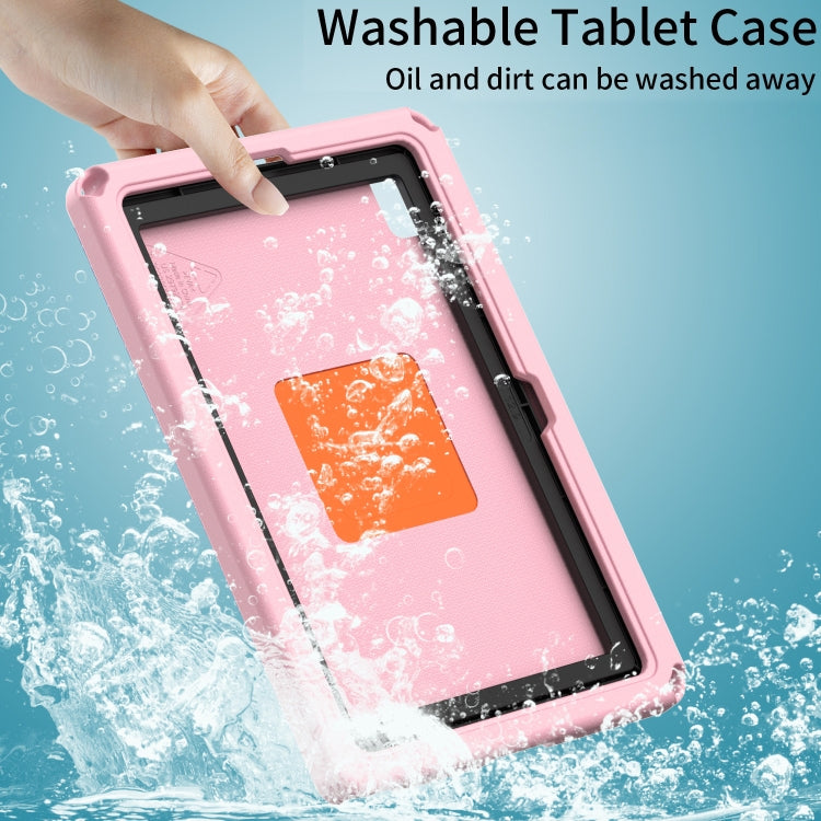 For Samsung Galaxy Tab S6 Lite 2024 EVA Hybrid PC Shockproof Tablet Case with Frame(Pink) by bashfashion