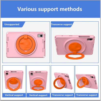 For Samsung Galaxy Tab S6 Lite 2024 EVA Hybrid PC Shockproof Tablet Case with Frame(Pink) by bashfashion