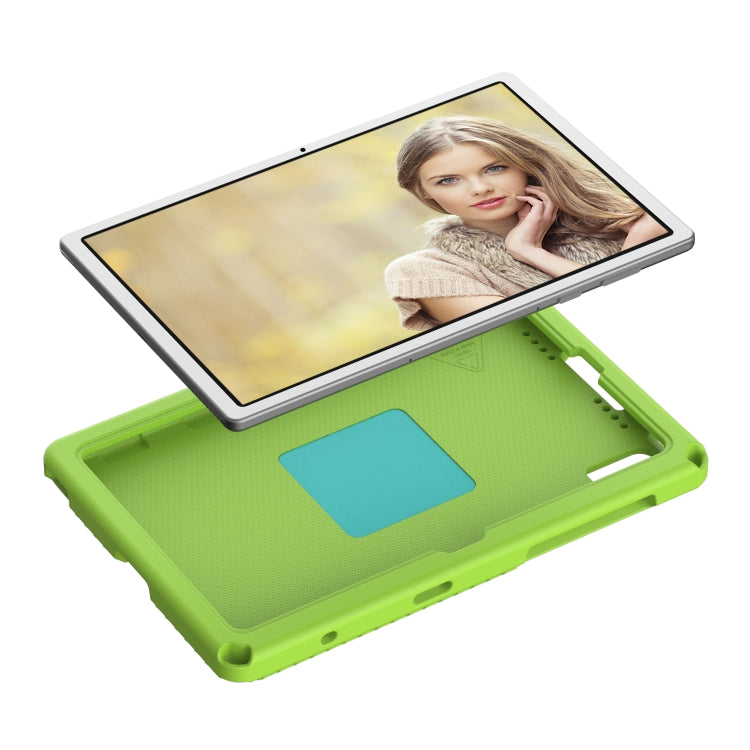 For Samsung Galaxy Tab S6 Lite 2024 EVA Hybrid PC Shockproof Tablet Case with Frame(Grass Green) by bashfashion