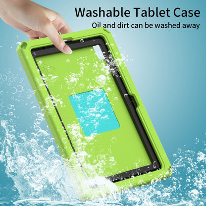 For Samsung Galaxy Tab S6 Lite 2024 EVA Hybrid PC Shockproof Tablet Case with Frame(Grass Green) by bashfashion