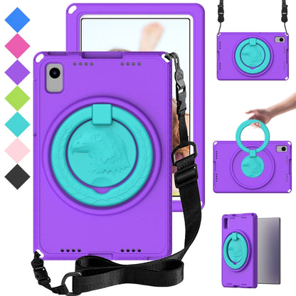 For Samsung Galaxy Tab S6 Lite 2024 EVA Hybrid PC Shockproof Tablet Case with Frame(Purple) by bashfashion