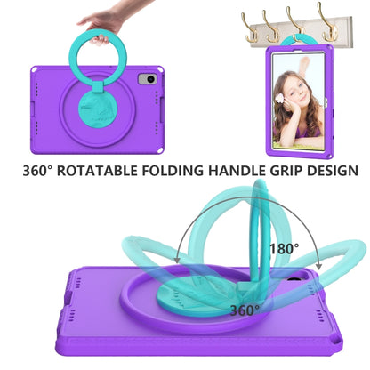 For Samsung Galaxy Tab S6 Lite 2024 EVA Hybrid PC Shockproof Tablet Case with Frame(Purple) by bashfashion