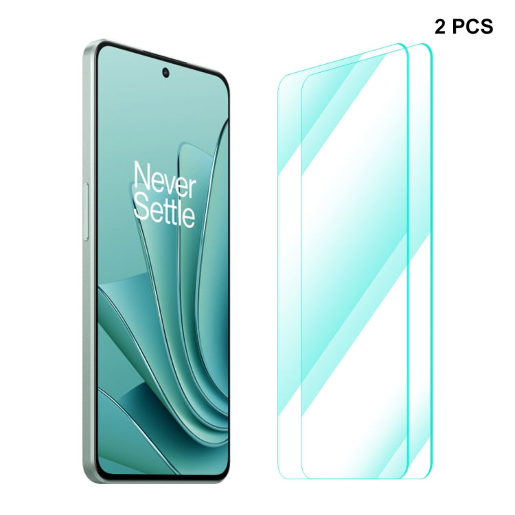 For OnePlus Ace 2V 2pcs ENKAY Hat-Prince 0.26mm 9H 2.5D High Aluminum-silicon Tempered Glass Film by ENKAY
