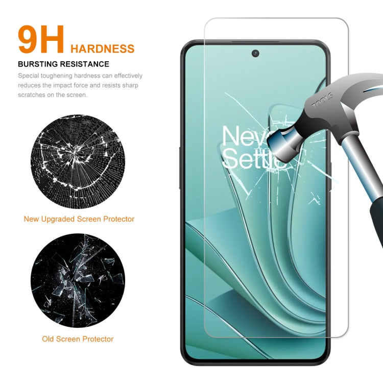 For OnePlus Ace 2V 5pcs ENKAY Hat-Prince 0.26mm 9H 2.5D High Aluminum-silicon Tempered Glass Film by ENKAY