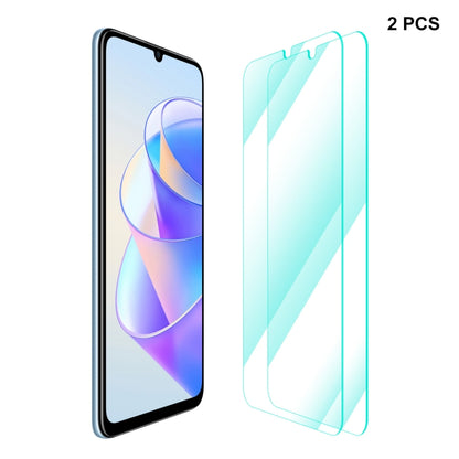 For Honor X7A 2pcs ENKAY Hat-Prince 0.26mm 9H 2.5D High Aluminum-silicon Tempered Glass Film by ENKAY