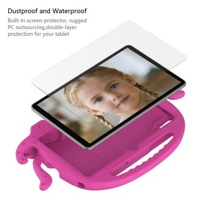 For Samsung Galaxy Tab S6 Lite 10.4 P610/615 Octopus Style EVA PC Tablet Case(Rose Red) by bashfashion