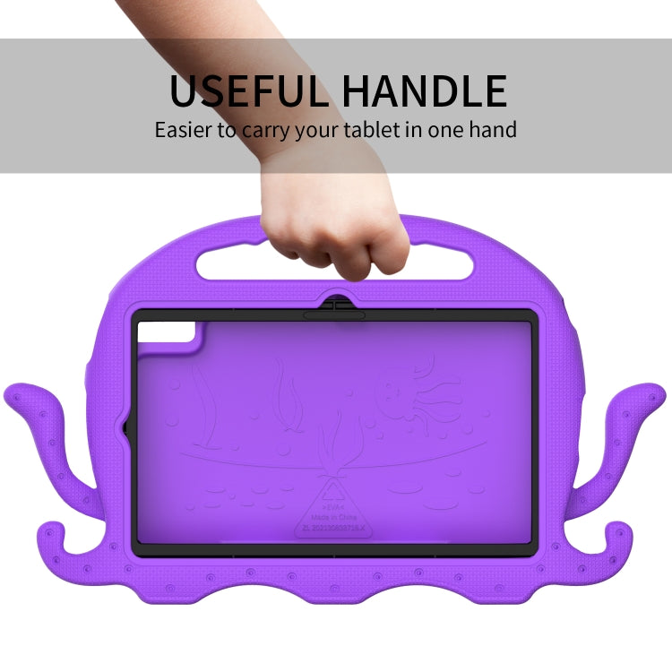 For Samsung Galaxy Tab S6 Lite 10.4 P610/615 Octopus Style EVA PC Tablet Case(Purple) by bashfashion